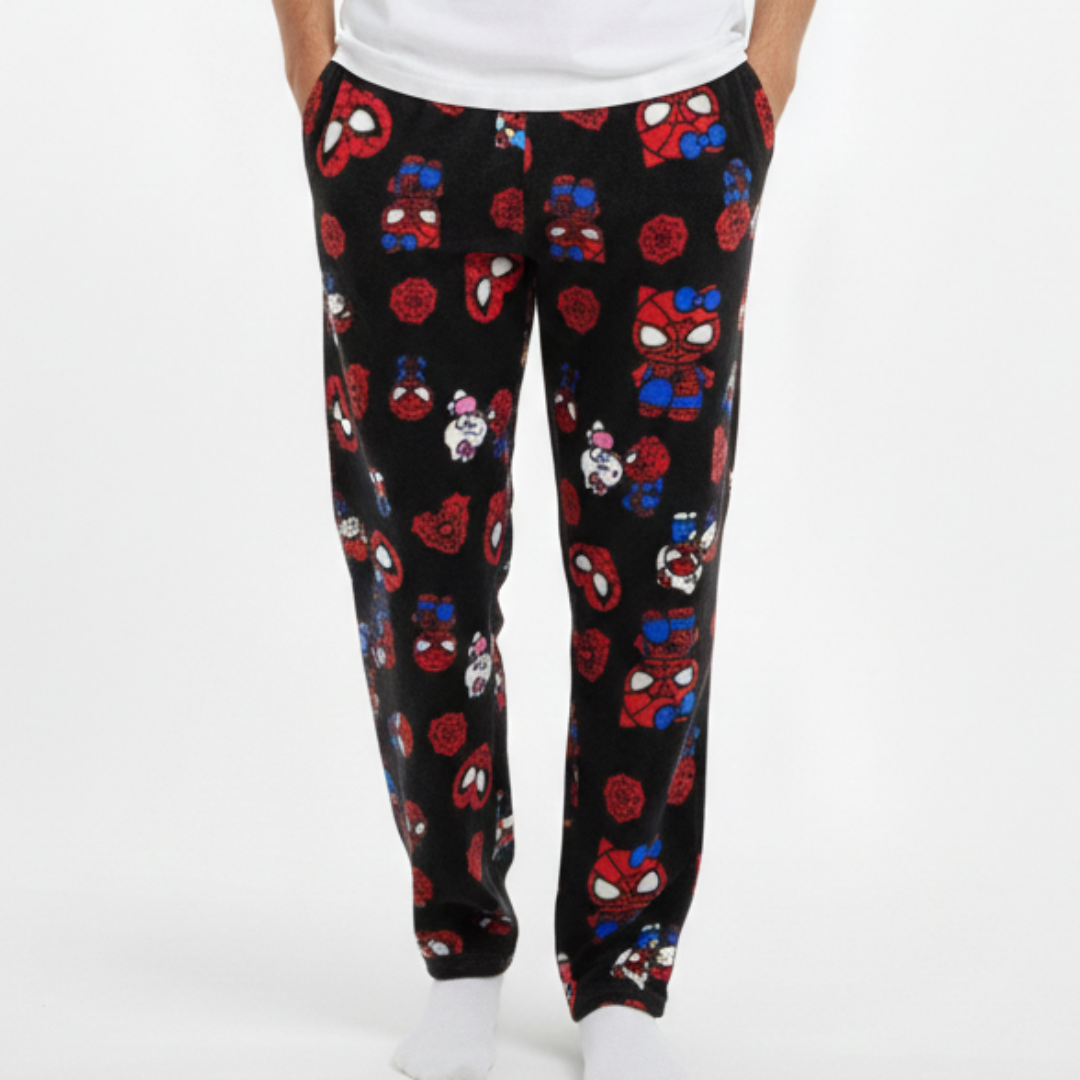 Hello Kitty & Sppider Man pants for couples ❤️🕸️
