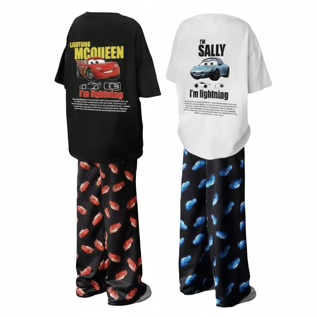 Cars pajamas for couples ❤️💙